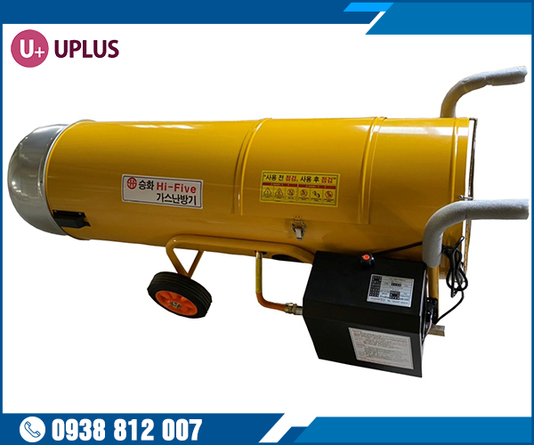 Quạt sấy gió nóng công nghiệp nhiêu liệu gas